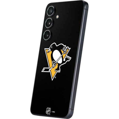 NHL Pittsburgh Penguins Solid Background Galaxy S25 Skin